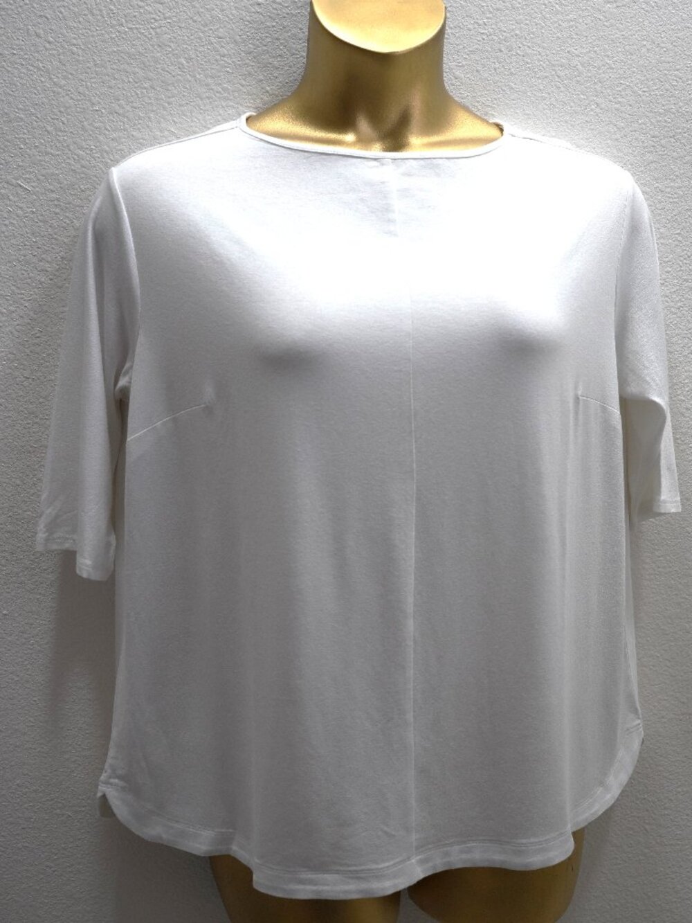 J.Jill White Boxy Wearever Collection Top size 1X NWOT